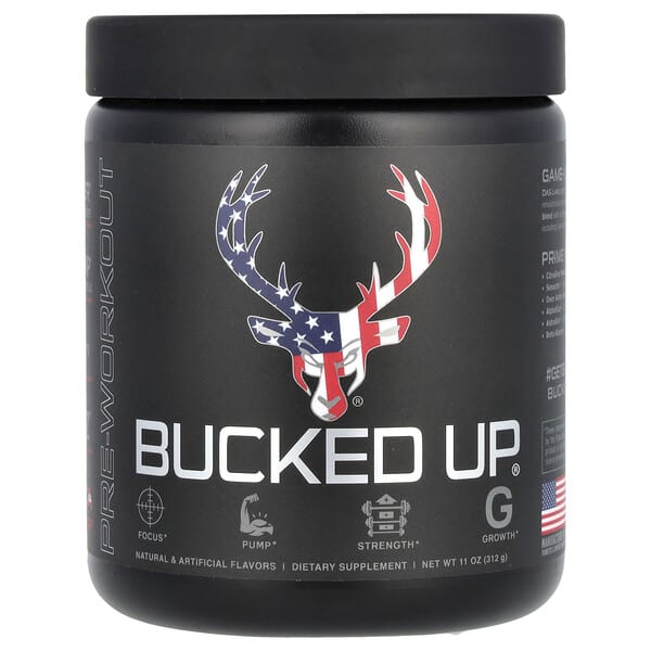 Bucked Up, Pre-Workout, 'Merica Rocket Pop, 11 oz (312 g)