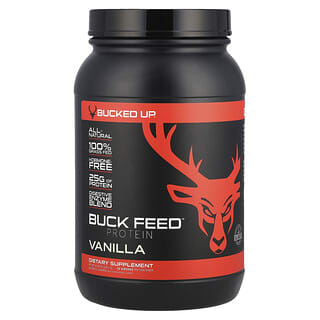 Bucked Up, Buck Feed™，蛋白，香草味，32.98 盎司（935.1 克）