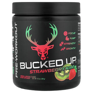 Bucked Up, Προπροπονητικό, Φράουλα-Κίβι, 315 γρ.