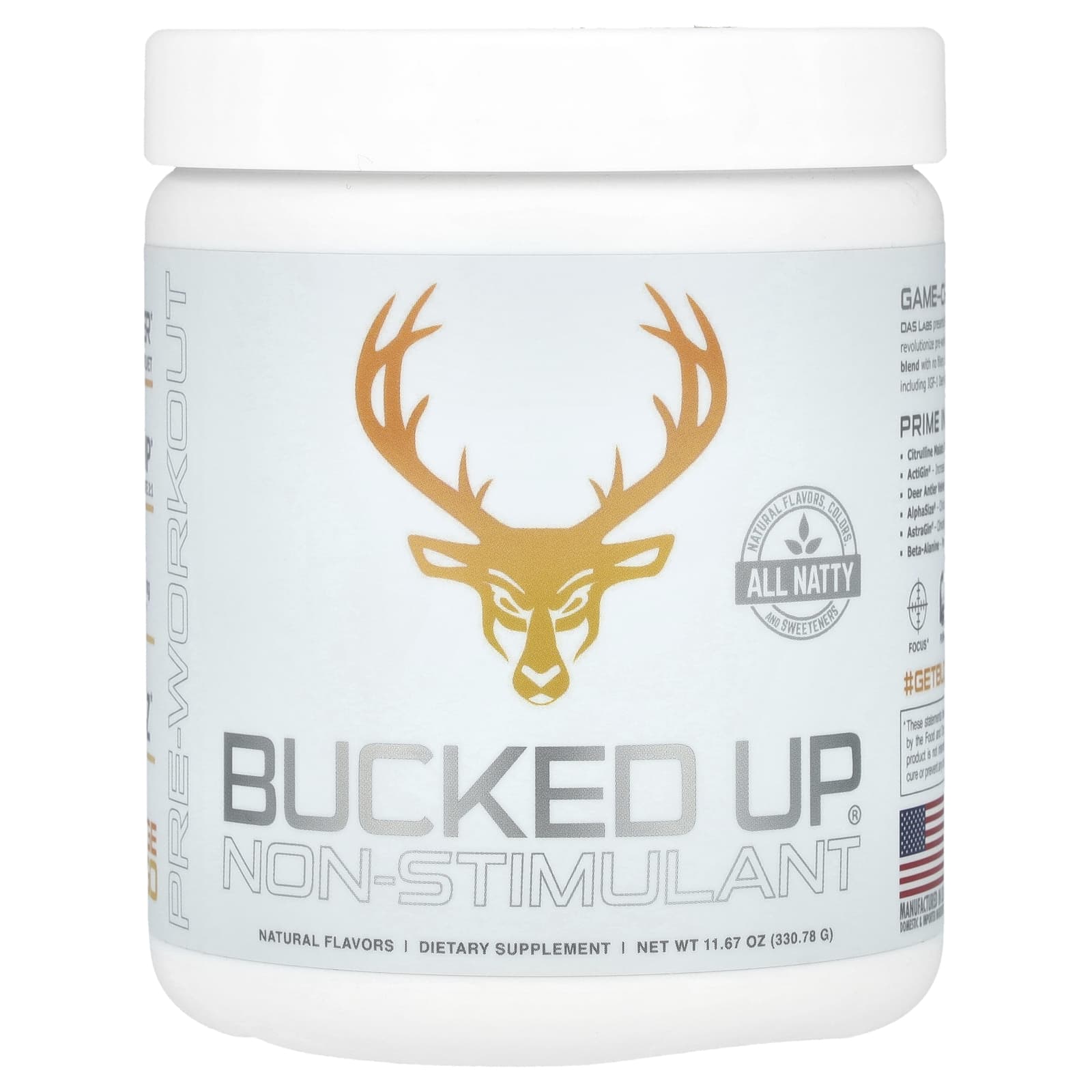 Bucked Up, PreWorkout, NonStimulant, Orange Mango, 11.67 oz (330.78 g)