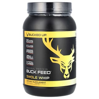 Bucked Up, Buck Feed, Original Protein, Swole Whip, 32.8 oz (930 g)