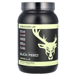 Bucked Up, Buck Feed, Proteína original, Vainilla, 939 g (33,12 oz)