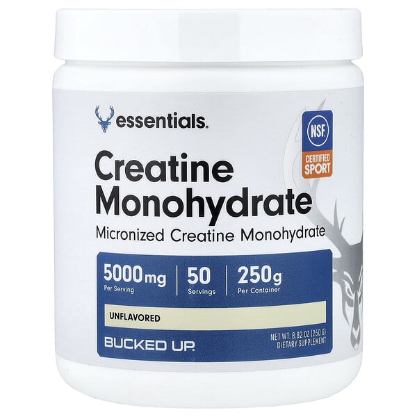 Bucked Up, Essentials, Creatine Monohydrate, Unflavored, 8.82 oz (250 g) — product photo 1