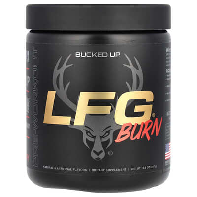 Bucked Up, LFG Burn, Pre-Workout, Berry Flavor, 10.5 oz (297 g)