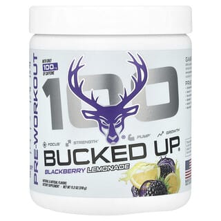 Bucked Up, 100, Pre-Workout, Pre-Workout, Brombeerlimonade, 318 g (11,2 oz.)