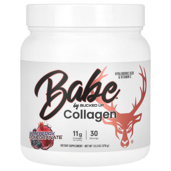 Bucked Up Babe, Collagen, Blueberry Pomegranate, 13.3 oz (378 g)
