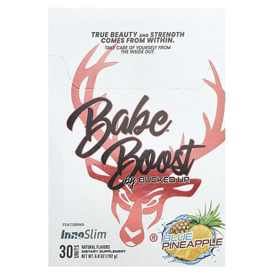 Bucked Up, Babe, Boost, Blue Pineapple, 30 Bags, 0.2 oz (6.4 g) Each