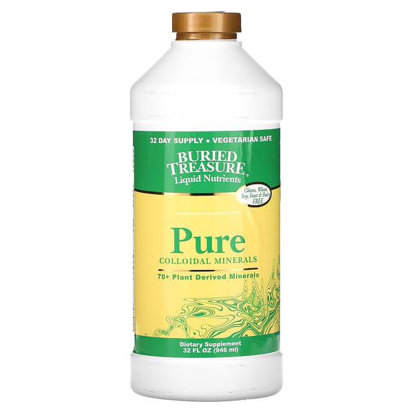 Buried Treasure, Liquid Nutrients, Pure Colloidal Minerals, 32 fl oz
