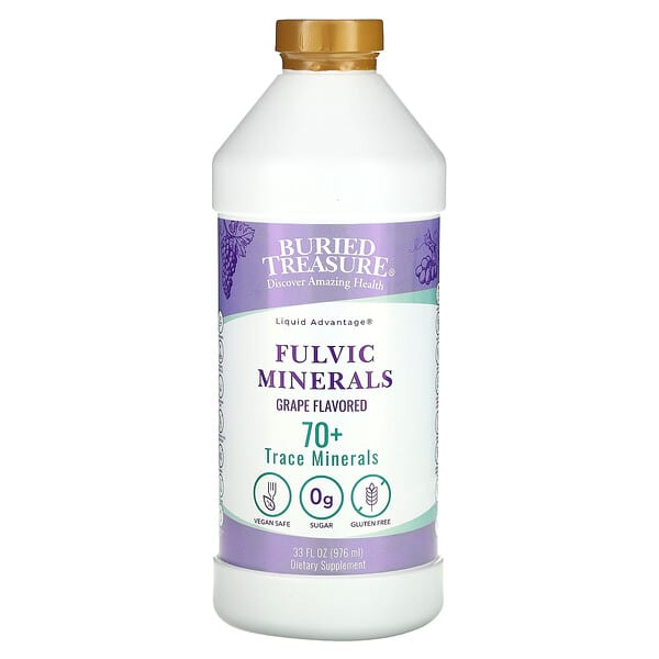 Fulvic Minerals, Grape, 33 fl oz (976 ml)