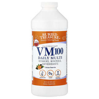 Buried Treasure‏, Liquid Advantage, מולטי יומי VM100, קליפת תפוז, 976 מ“ל (32 אונקיות נוזל)
