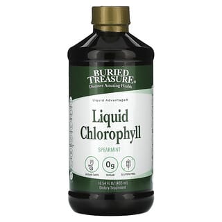 Buried Treasure, Liquid Chlorophyll, Spearmint, 16.54 fl oz (496 ml)