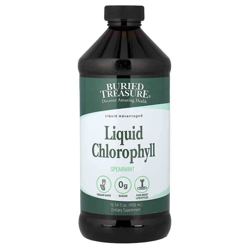 Chlorophylle liquide, Menthe verte, 480 ml