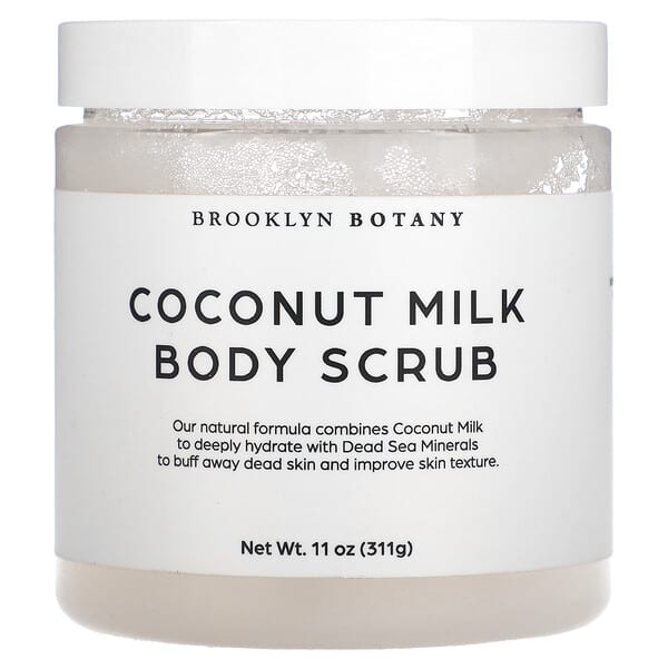 Brooklyn Botany, Coconut Milk Body Scrub, 11 oz (311 g)