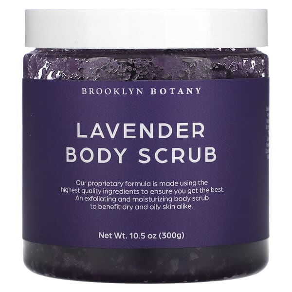 Brooklyn Botany, Body Scrub, Lavender, 10.5 oz (300 g)