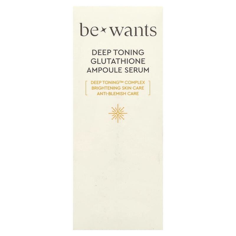 glutathion ampullen Deep Toning Glutathione Ampoule Serum, tiefenwirksames Tonisierendes  Glutathion-Ampullen-Serum, 30 ml (1,01 fl. oz.)