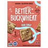Better with Buckwheat, Galletas de trigo sarraceno, Sal marina, 120 g (4,25 oz)