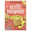 Better with Buckwheat, Galletas de trigo sarraceno, Romero y hierbas, 120 g (4,25 oz)
