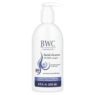 Beauty Without Cruelty, Facial Cleanser, 3% AHA Complex, 8.5 fl oz (250 ml)
