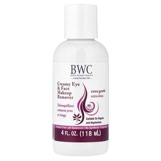 Beauty Without Cruelty, Creamy Eye & Face Makeup Remover, 4 fl oz (118 ml)