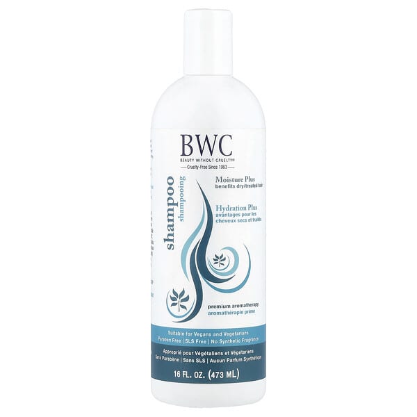 Beauty Without Cruelty, 모이스처 플러스 샴푸, 건조/처리 모발, 473ml(16fl oz)