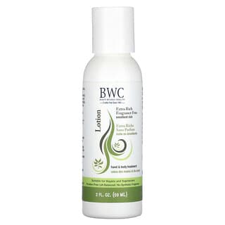 Beauty Without Cruelty, Hand & Body Treatment Lotion, Extra Rich, Fragrance Free, 2 fl oz (59 ml)