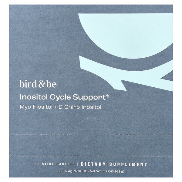 Bird and Be, Inositol Cycle Support, 30 Stick Packets, 5.4 g Each — product photo 1