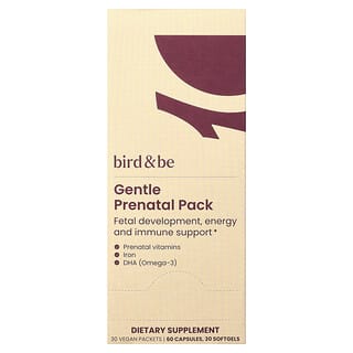 Bird and Be, Nježni prenatalni paket, 30 veganskih paketića
