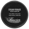 Baxter of California, 크림 포마드, 가벼운 고정력, 자연스러운 마무리, 60ml(2oz)
