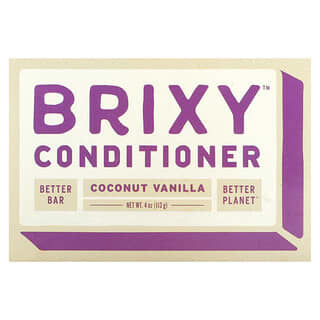 Brixy, コンディショナー石鹸、ココナッツバニラ、1個、113g（4オンス）