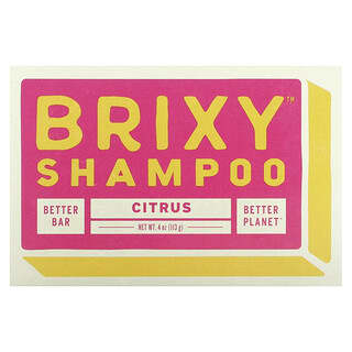 Brixy, Barra de Shampoo, Citrus, 1 Barra, 113 g (4 oz)