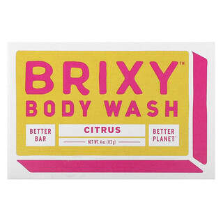 Brixy, Barrita de gel de ducha, Cítricos`` 1 barrita, 113 g (4 oz)