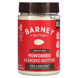 Barney Butter, 파우더 아몬드 버터, 무가당, 226g(8oz)