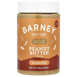 Barney Butter, Mantequilla de maní para untar, Crujiente, 454 g (16 oz)