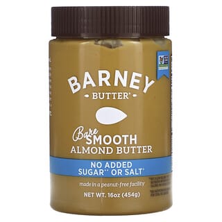 Barney Butter, Mantequilla de almendras peladas, Suave, 454 g (16 oz)