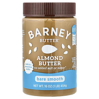 Barney Butter, Bare Almond Butter, reine Mandelbutter, cremig, 454 g (16 oz.)