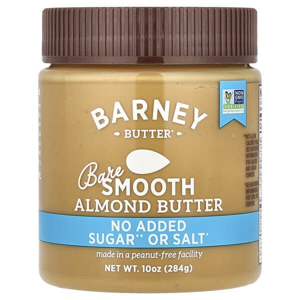 Barney Butter, 아몬드 버터, 베어 스무스, 284 g(10 oz)