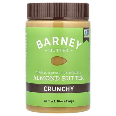 Barney Butter, Almond Butter, Crunchy, 16 oz (454 g) Barney Butter, Almond Butter, Crunchy, 16 oz (454 g)