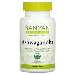 Banyan Botanicals, Ашваганда, 90 таблеток