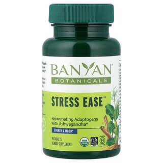 Banyan Botanicals, Stress Ease, 90 comprimidos