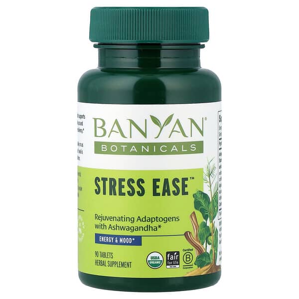 بانيان بوتانيكالز‏, Stress Ease، ‏90 كبسولة
