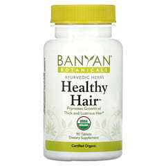 Banyan Botanicals, Cheveux sains, 90 comprimés