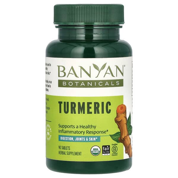 Turmeric, 90 Tablets (500 mg per Tablet)