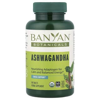 Banyan Botanicals, Ashwagandha, 180 Tablets (500 mg per Tablet)