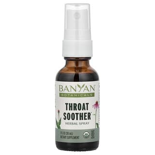 Banyan Botanicals, Throat Soother Herbal Spray, 30 ml (1 fl oz)