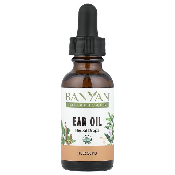 Banyan Botanicals, 이어 오일 허브 드롭, 30ml(1fl oz)