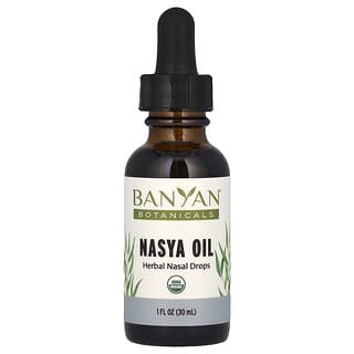 Banyan Botanicals, Nasya Oil, Herbal Nasal Drops, 1 fl oz (30 ml)
