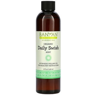 Banyan Botanicals, Organic Daily Swish，薄荷味，8 液量盎司（236 毫升）