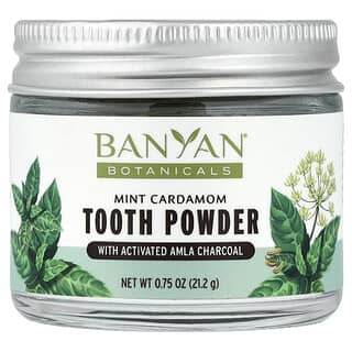Banyan Botanicals, Tooth Powder, Mint Cardamom, 0.75 oz (21.2 g)