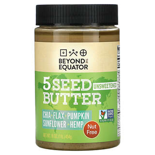 Beyond The Equator, 5 Seed Butter, Unsweetend, 16 oz (454 g)