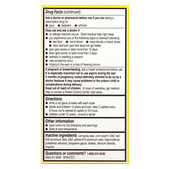 Bayer, Back &amp; Body, 500 mg , 100 Coated Caplets